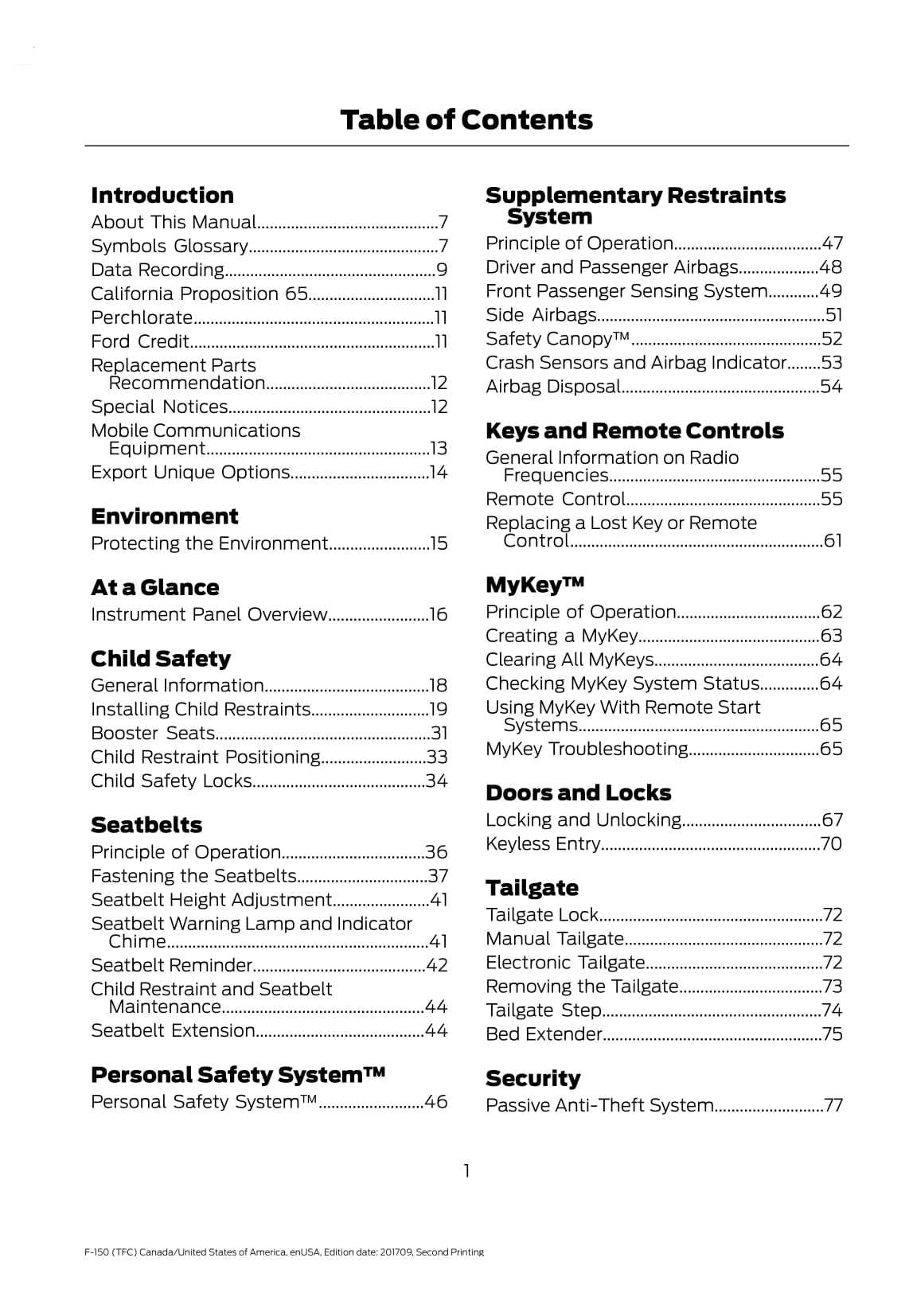 2018 Ford F-150 Owner's Manual | English