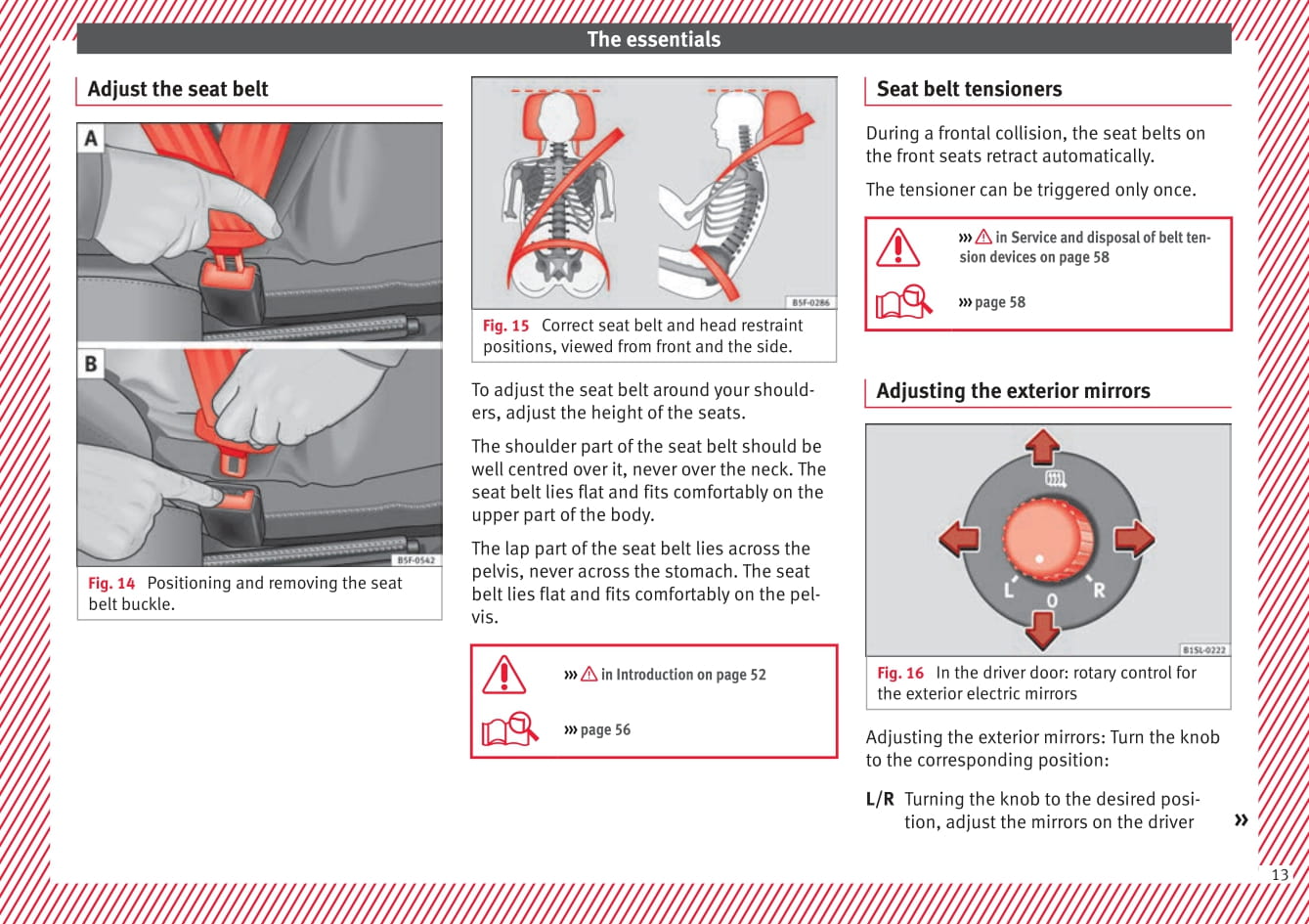 2012-2019 Seat Mii Bedienungsanleitung | Englisch