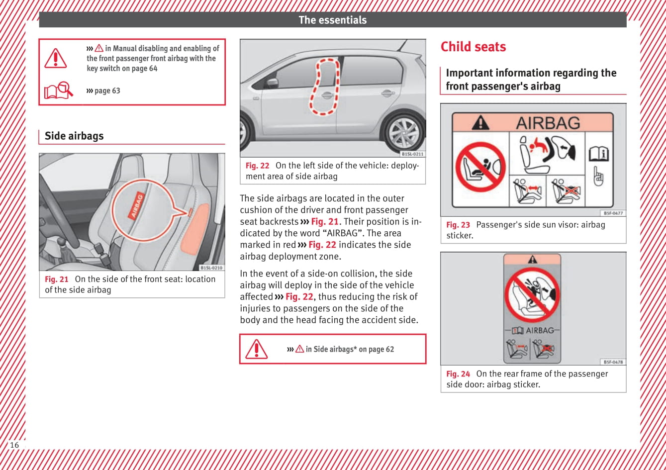 2012-2019 Seat Mii Bedienungsanleitung | Englisch