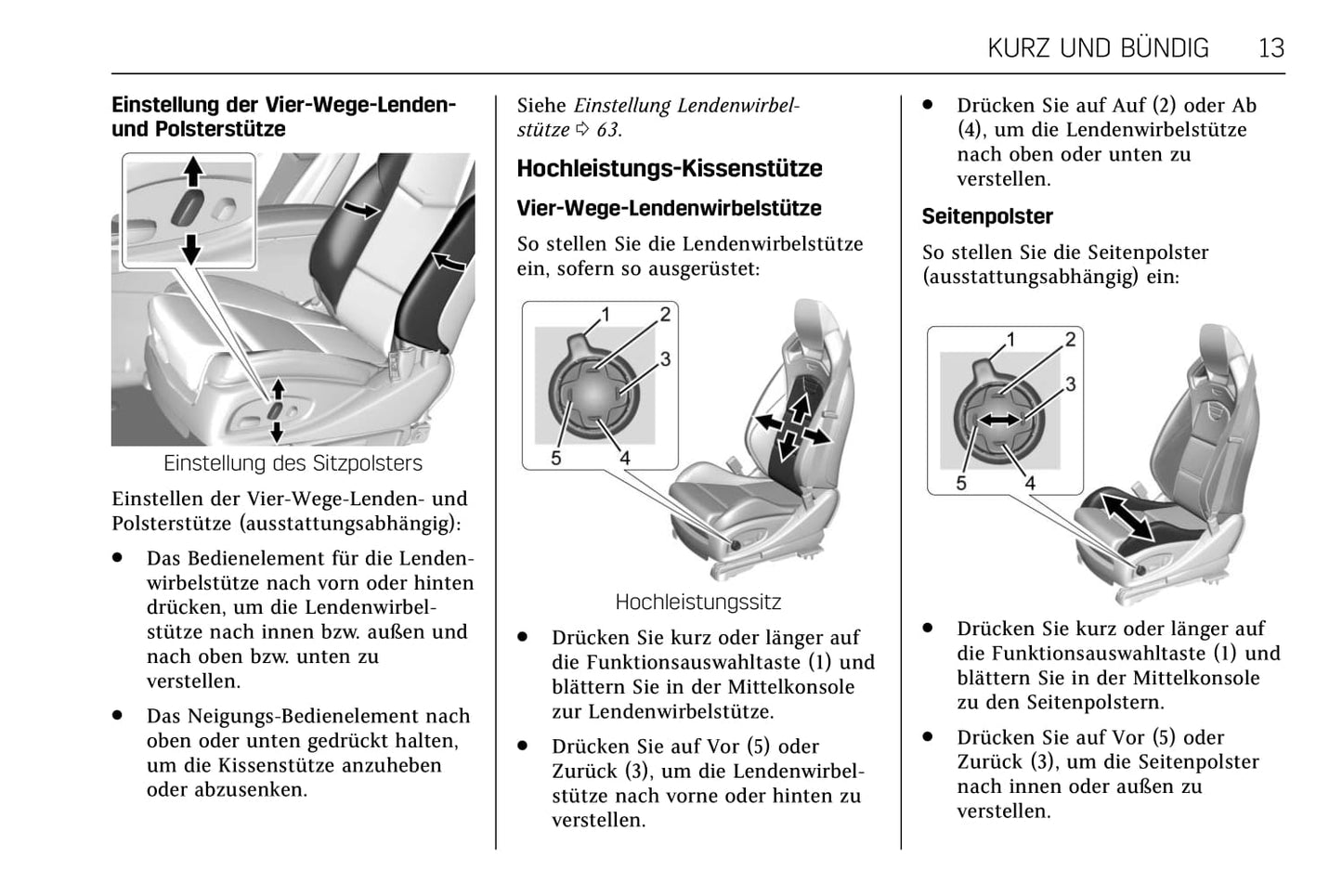 2013-2018 Cadillac CTS/CTS-V Owner's Manual | German