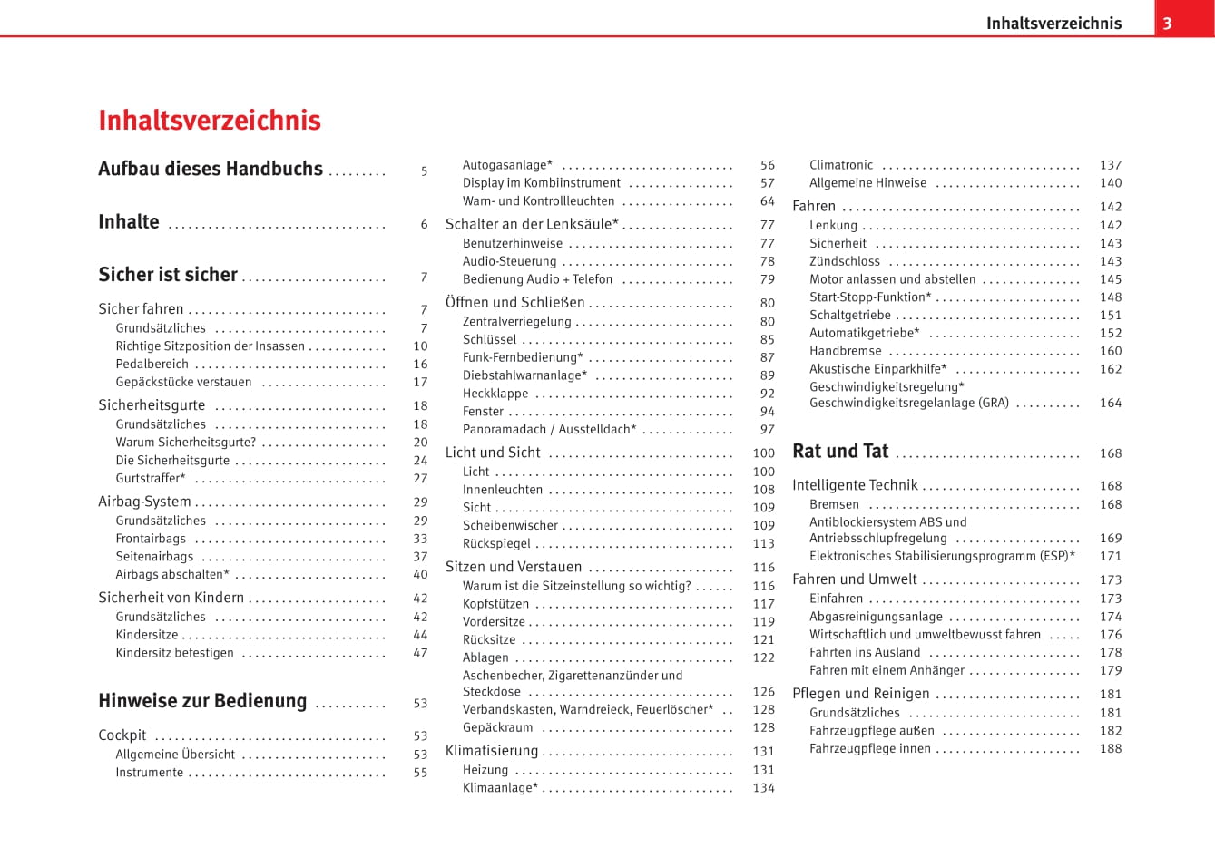 2008-2012 Seat Ibiza Bedienungsanleitung | Deutsch