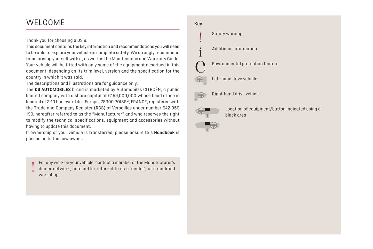2021-2023 DS Automobiles DS 9/DS 9 E-Tense Owner's Manual | English