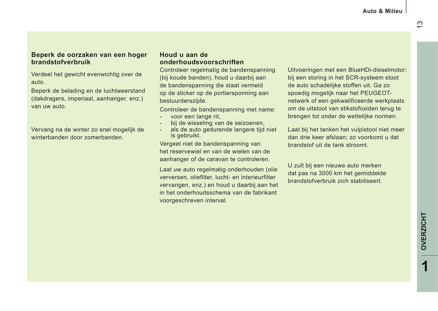 2016-2017 Peugeot Boxer Owner's Manual | Dutch