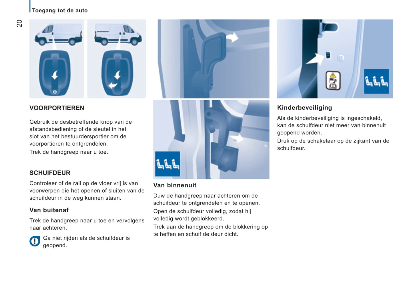 2016-2017 Peugeot Boxer Owner's Manual | Dutch