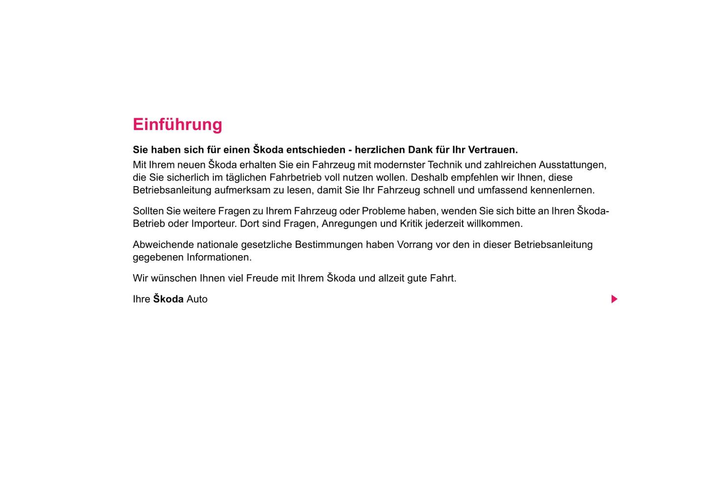 2002-2006 Skoda Suberb Bedienungsanleitung | Deutsch