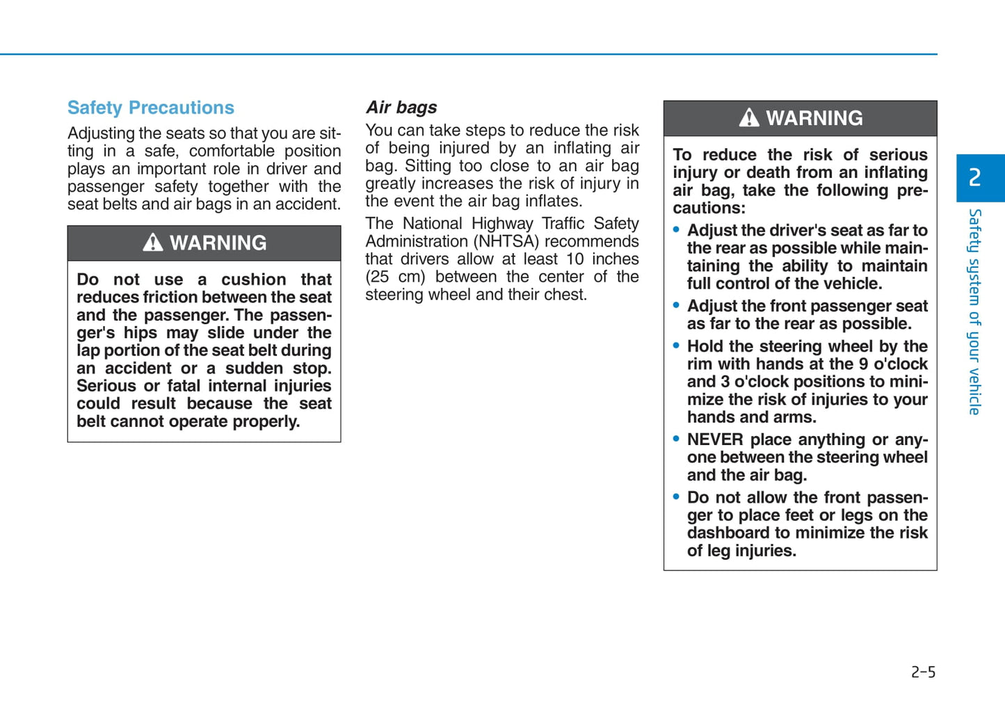 2019-2020 Hyundai Ioniq Bedienungsanleitung | Englisch