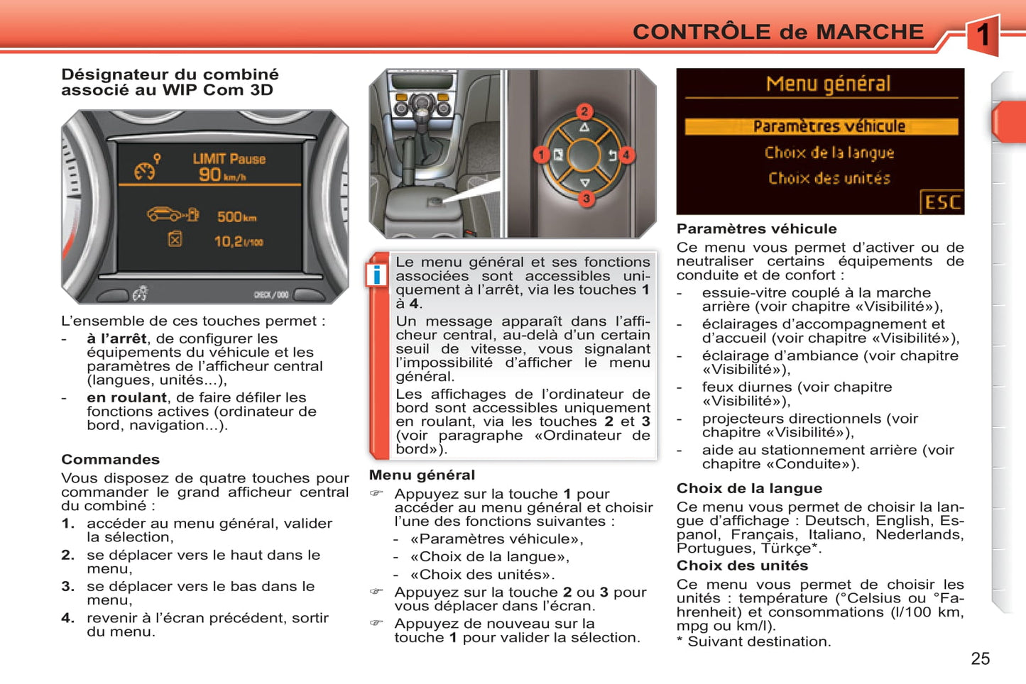 2010-2011 Peugeot 308 Bedienungsanleitung | Französisch