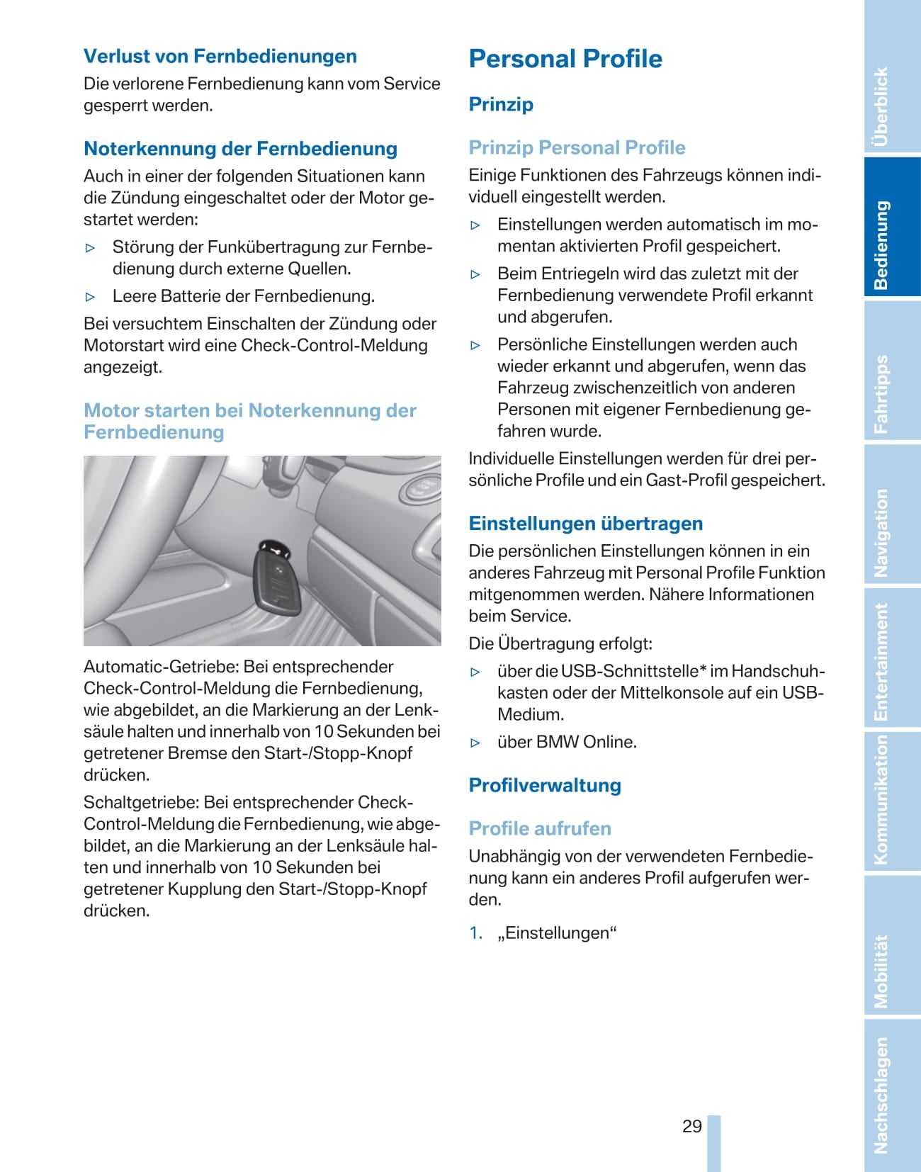 2011-2012 BMW 1 Series Bedienungsanleitung | Deutsch