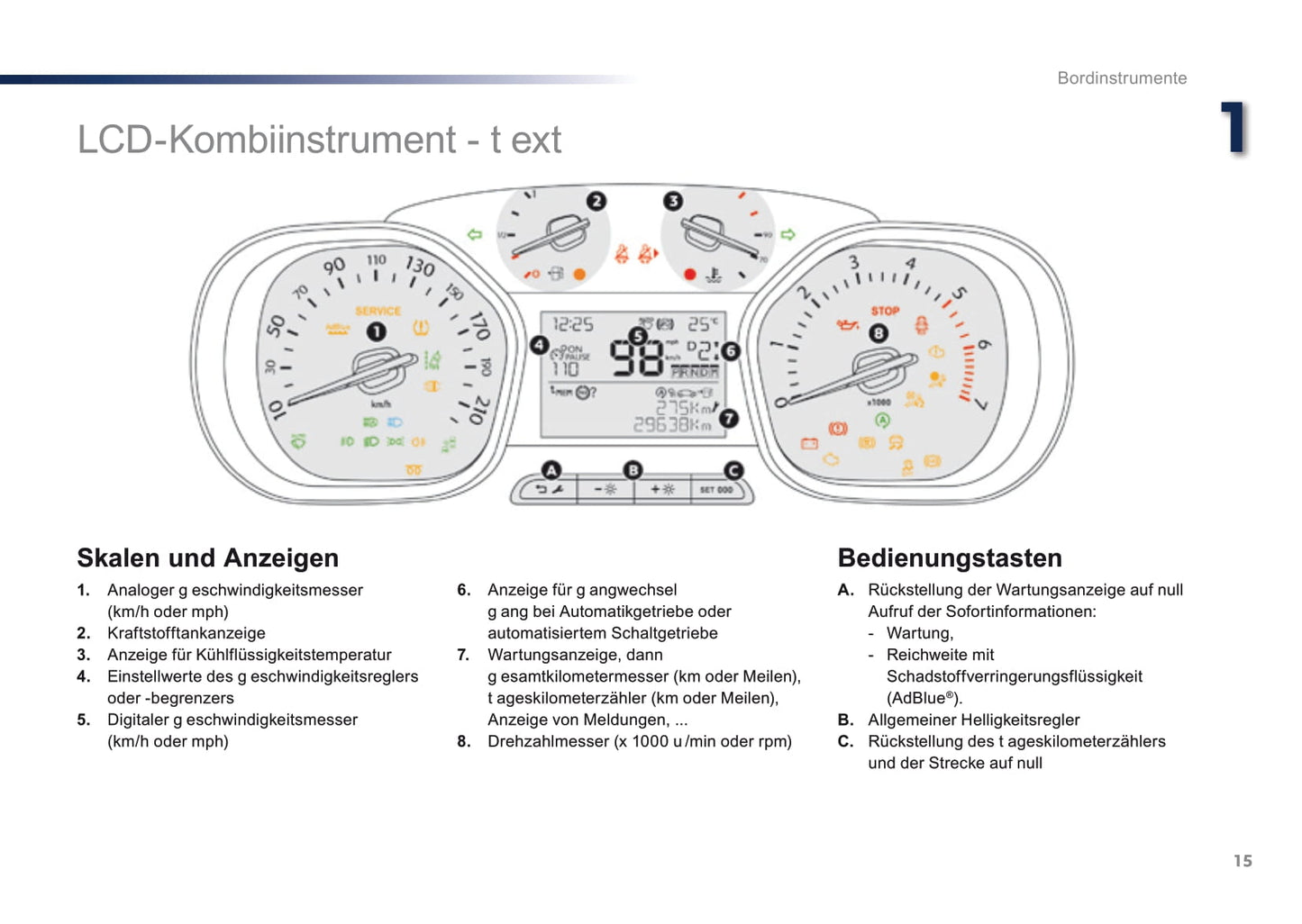 2016-2017 Peugeot Expert Owner's Manual | German