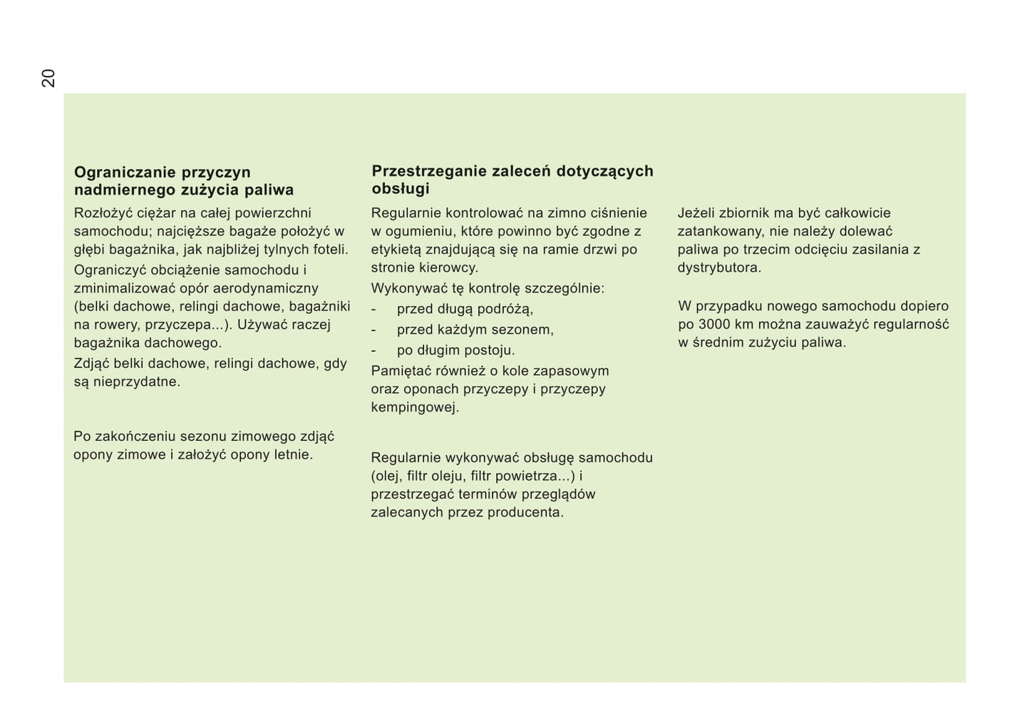 2013-2014 Peugeot Boxer Owner's Manual | Polish