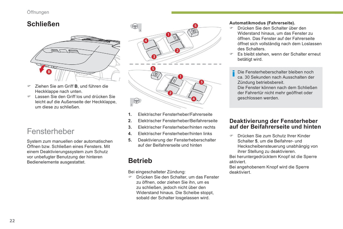 2017-2020 Citroën C-Zero Bedienungsanleitung | Deutsch