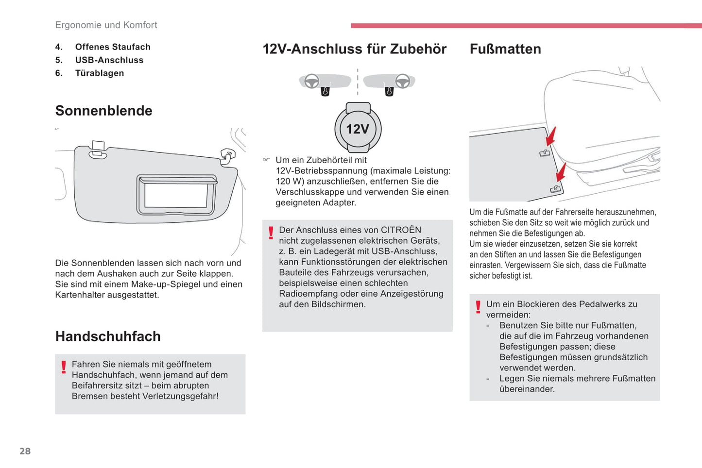 2017-2020 Citroën C-Zero Bedienungsanleitung | Deutsch