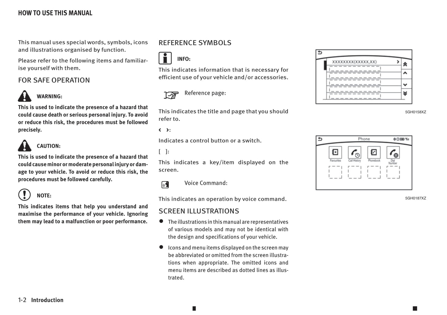 Infiniti Q50 Intouch Dual Display Owner's Manual 2013 - 2019