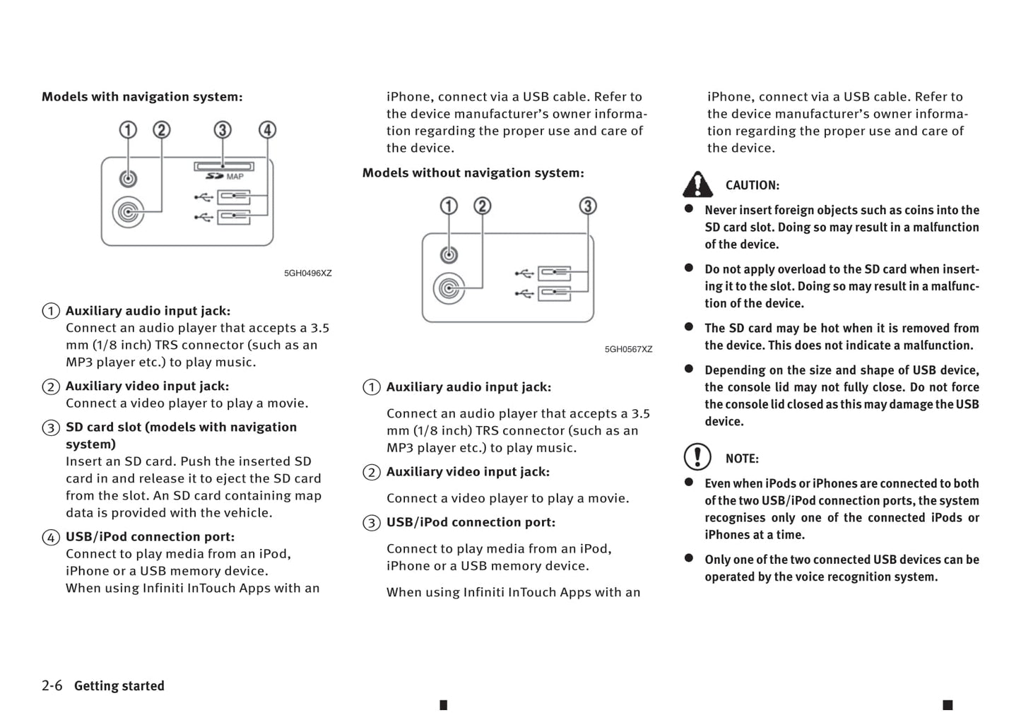 Infiniti Q50 Intouch Dual Display Owner's Manual 2013 - 2019