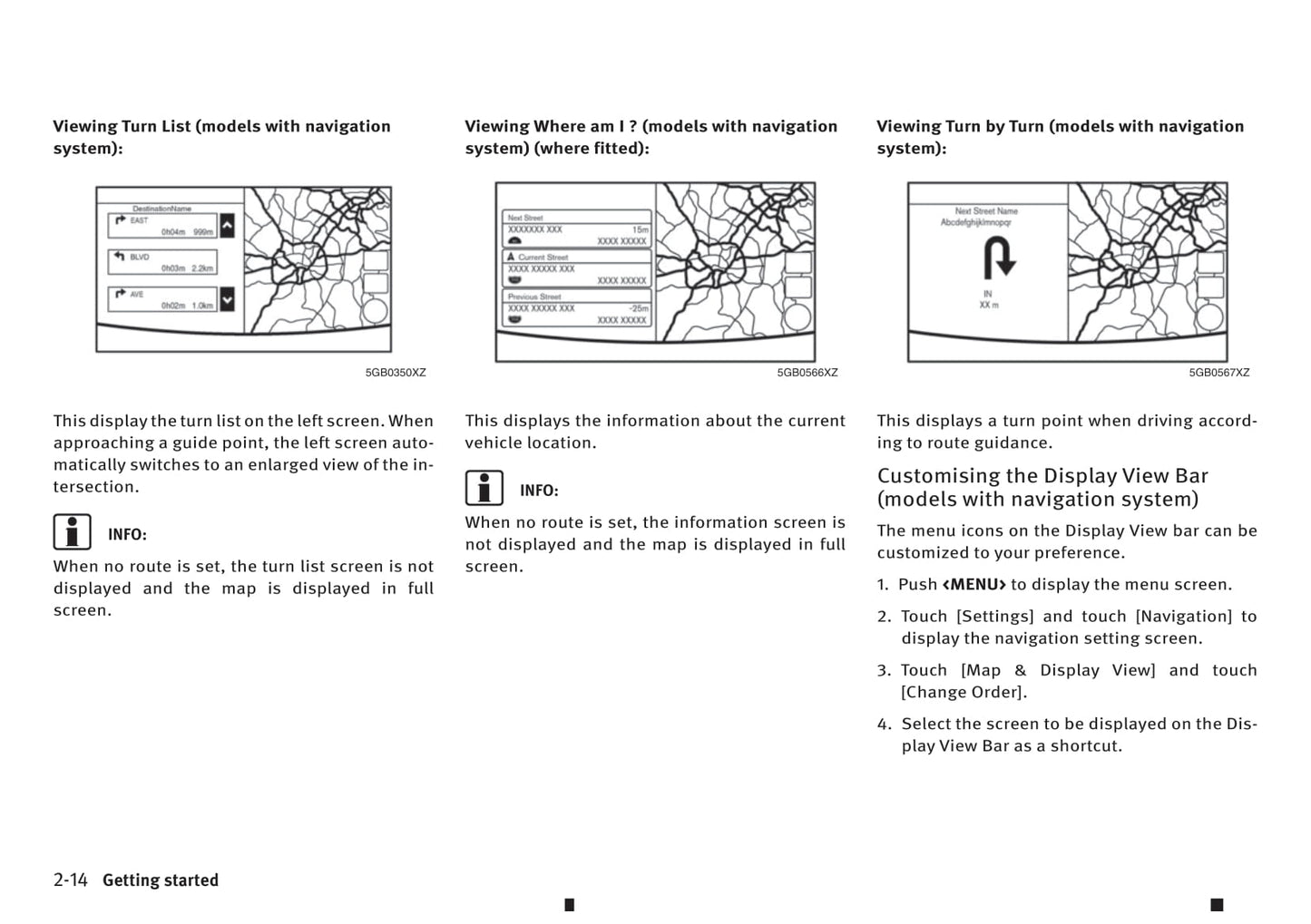 Infiniti Q50 Intouch Dual Display Owner's Manual 2013 - 2019