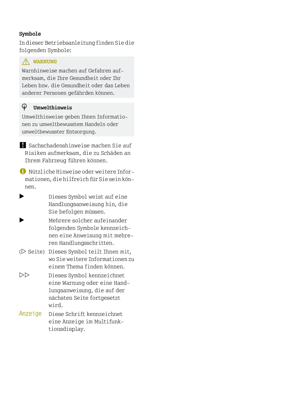 2014-2016 Smart Forfour Owner's Manual | German
