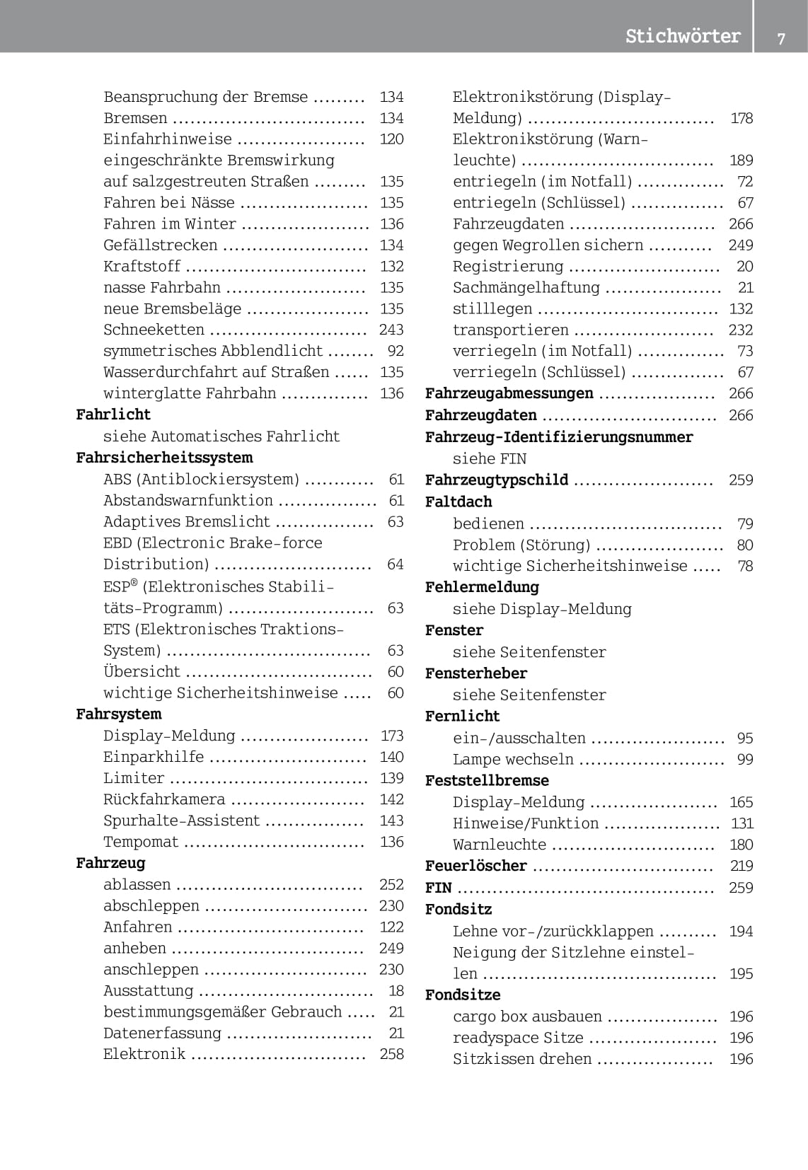 2014-2016 Smart Forfour Owner's Manual | German