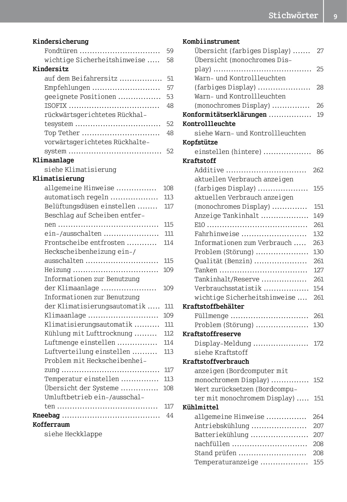 2014-2016 Smart Forfour Owner's Manual | German