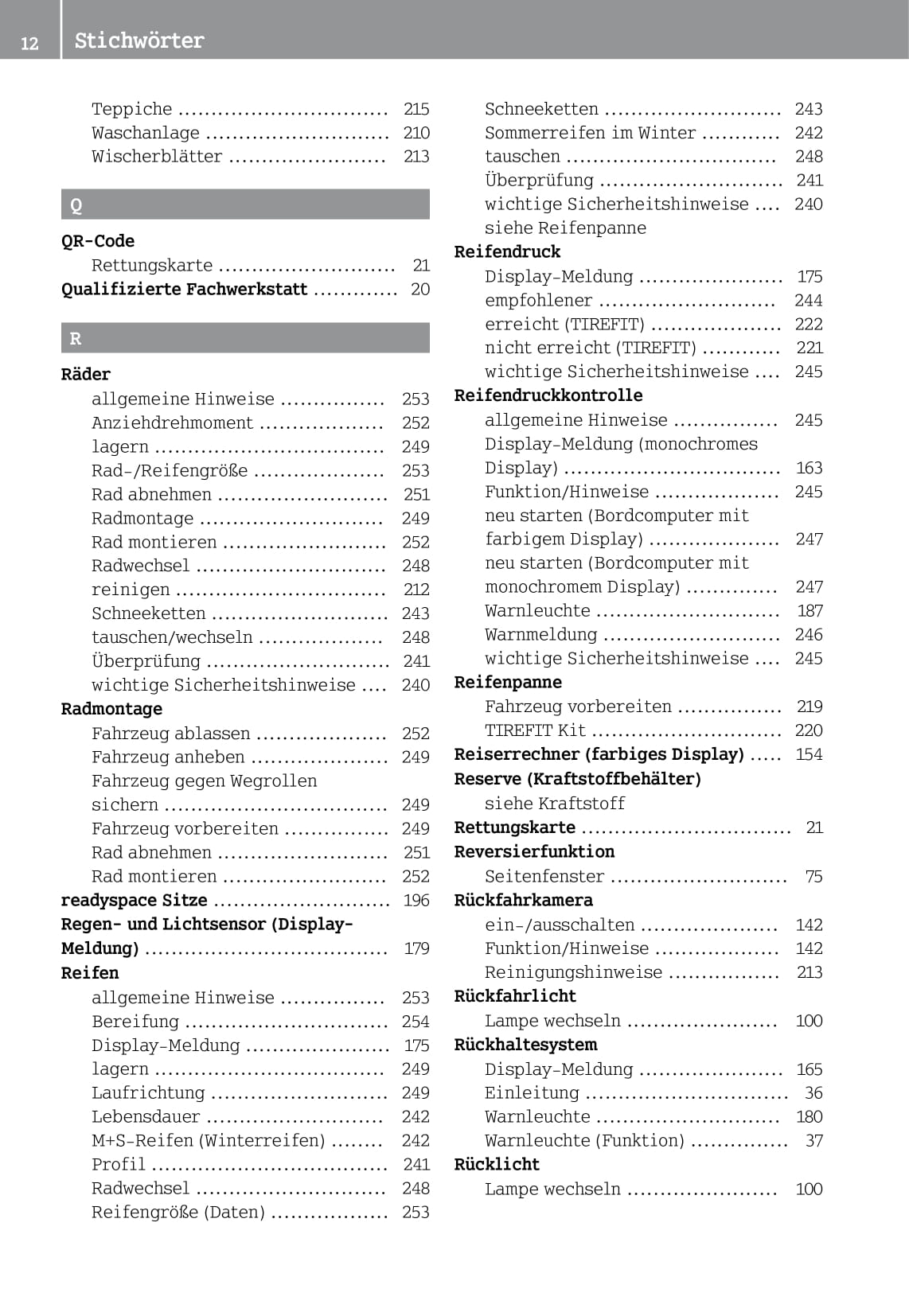 2014-2016 Smart Forfour Owner's Manual | German