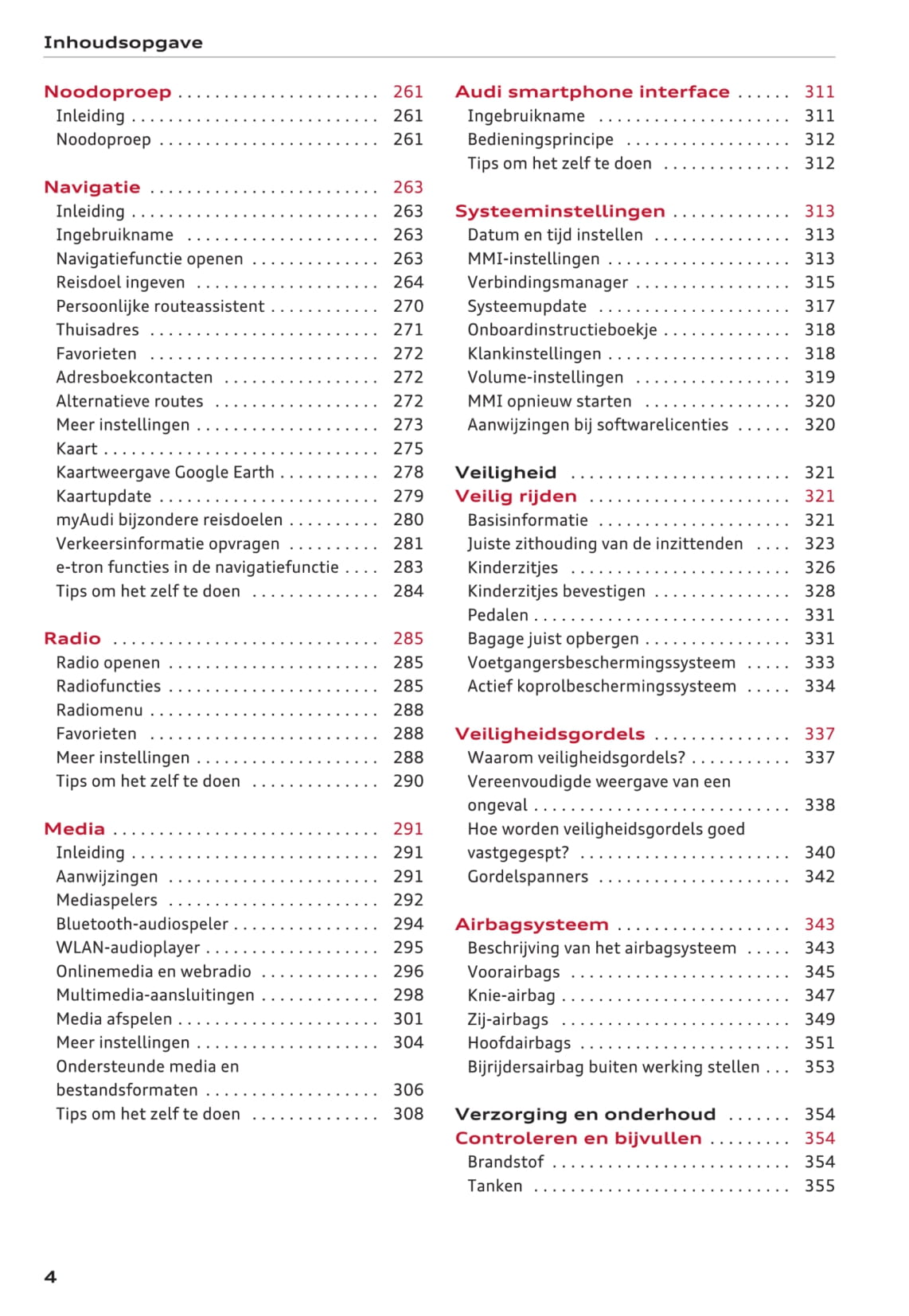 2016-2017 Audi A3/S3 Bedienungsanleitung | Niederländisch
