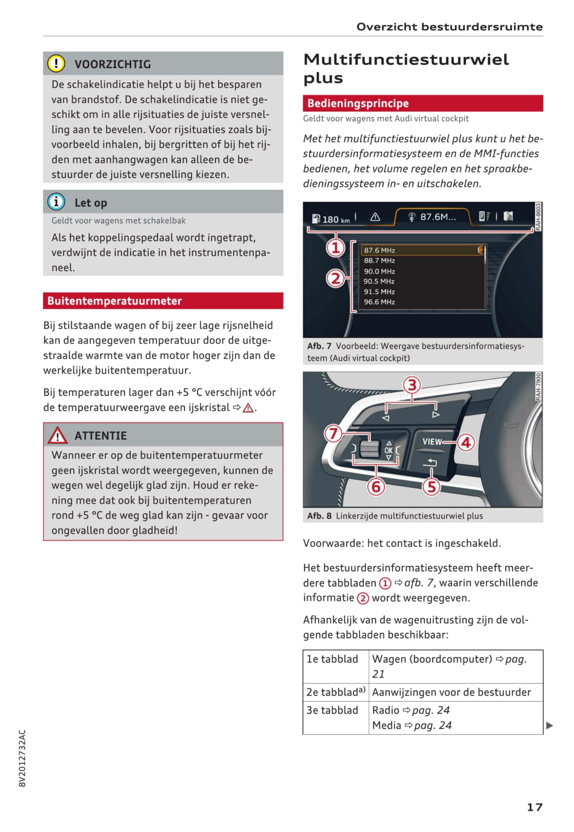 2016-2017 Audi A3/S3 Bedienungsanleitung | Niederländisch