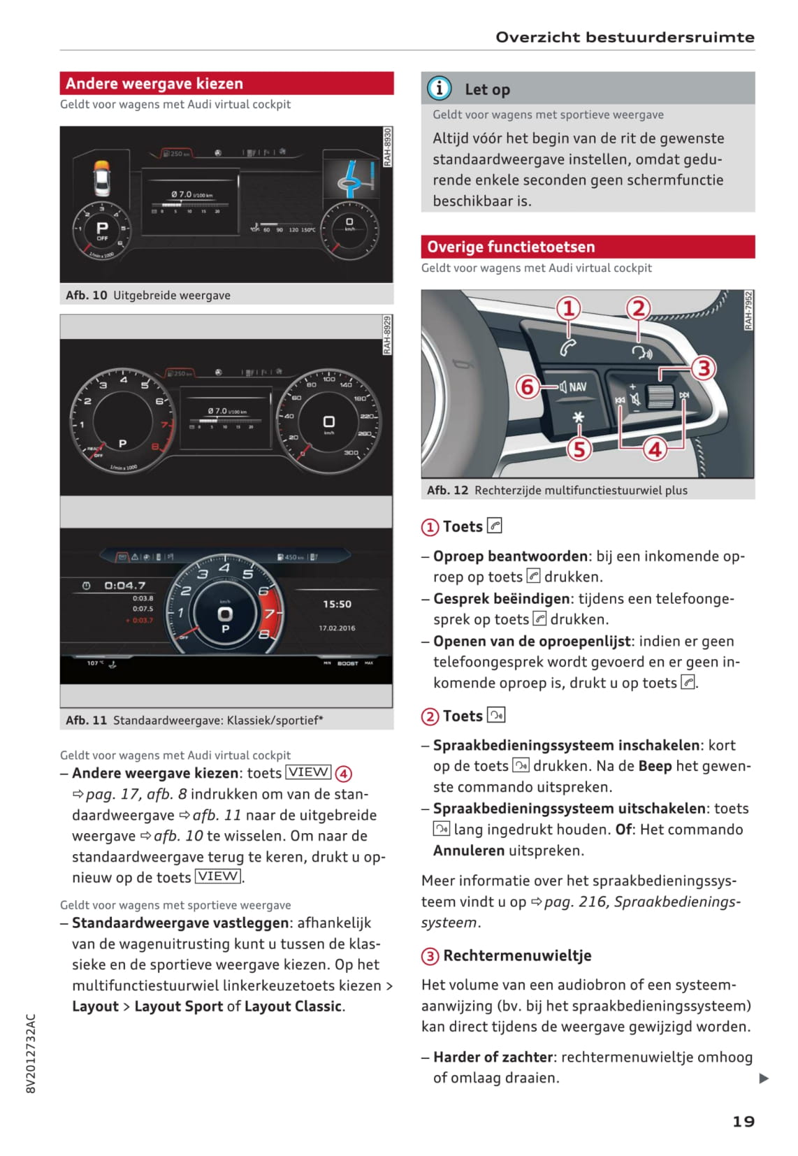 2016-2017 Audi A3/S3 Bedienungsanleitung | Niederländisch