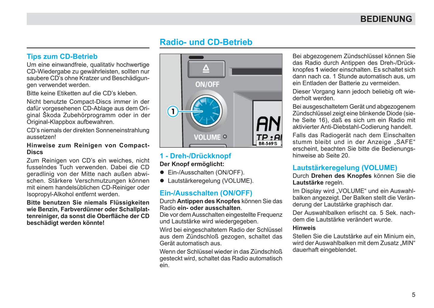 2004 Skoda Rhapsody Owner's Manual | German