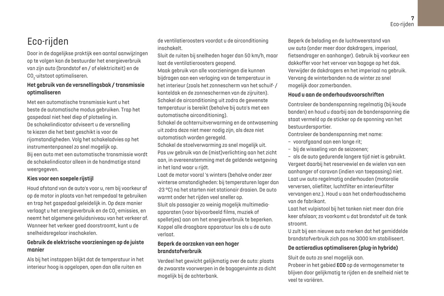 2021-2023 DS Automobiles DS 9/DS 9 E-Tense Owner's Manual | Dutch