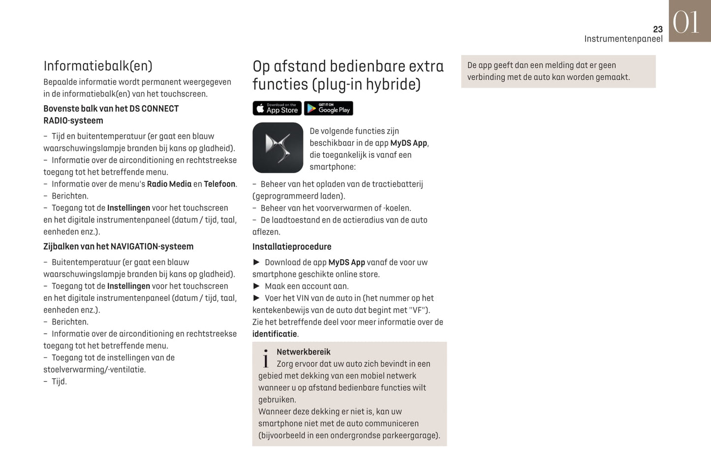 2021-2023 DS Automobiles DS 9/DS 9 E-Tense Owner's Manual | Dutch