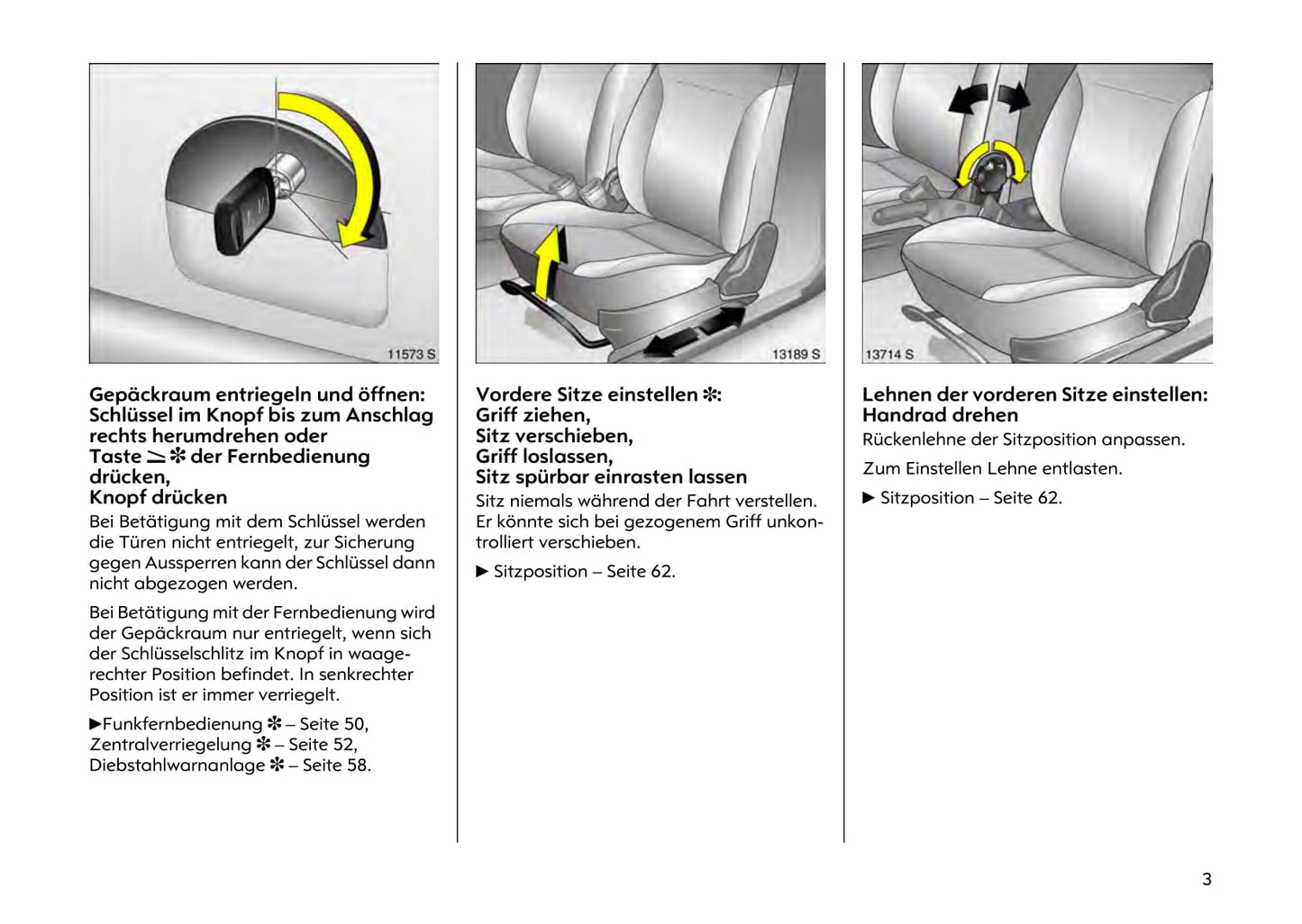 2003-2006 Opel Combo/Corsa Owner's Manual | German