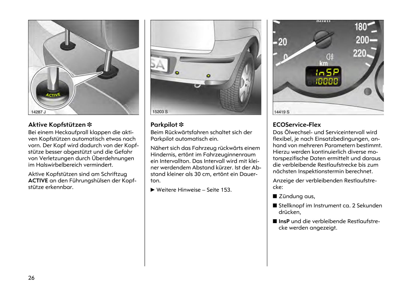 2003-2006 Opel Combo/Corsa Owner's Manual | German