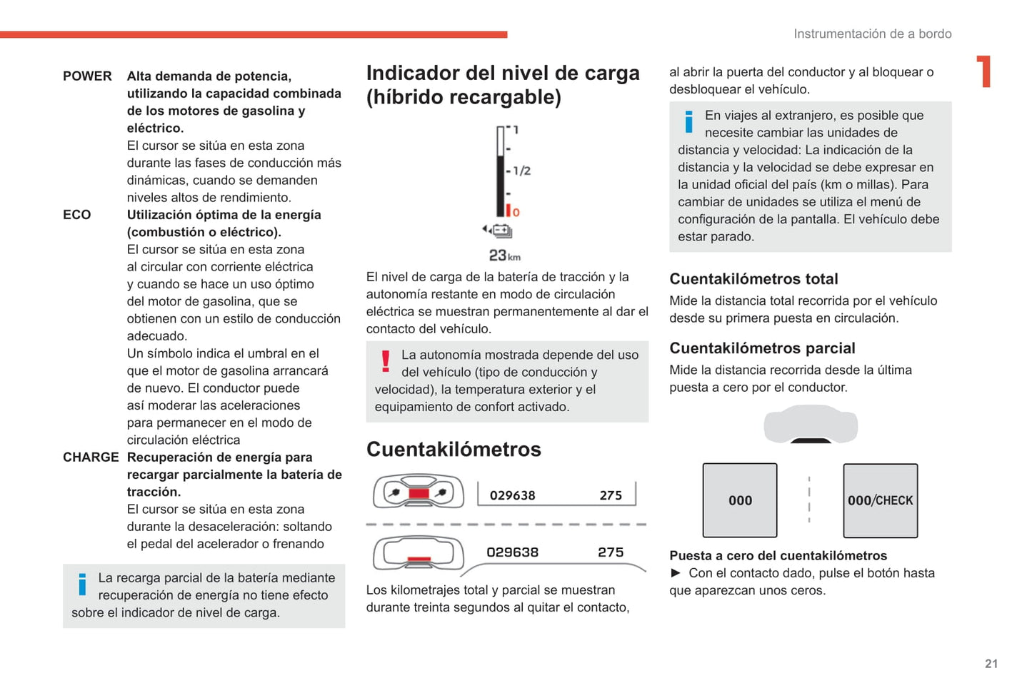 2020-2022 Citroën C5 Aircross Bedienungsanleitung | Spanisch