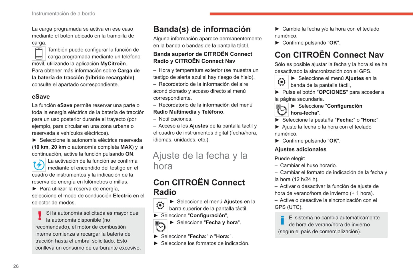 2020-2022 Citroën C5 Aircross Bedienungsanleitung | Spanisch