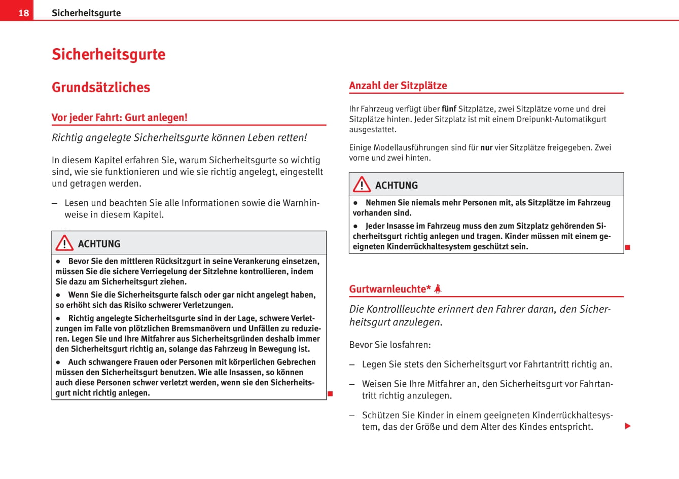 2012-2015 Seat Ibiza Bedienungsanleitung | Deutsch