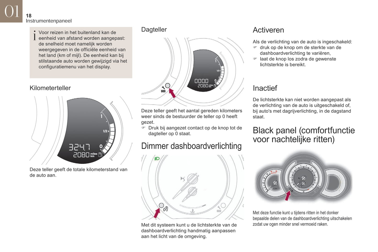 2018-2019 DS Automobiles DS 3/DS 3 Cabrio Owner's Manual | Dutch