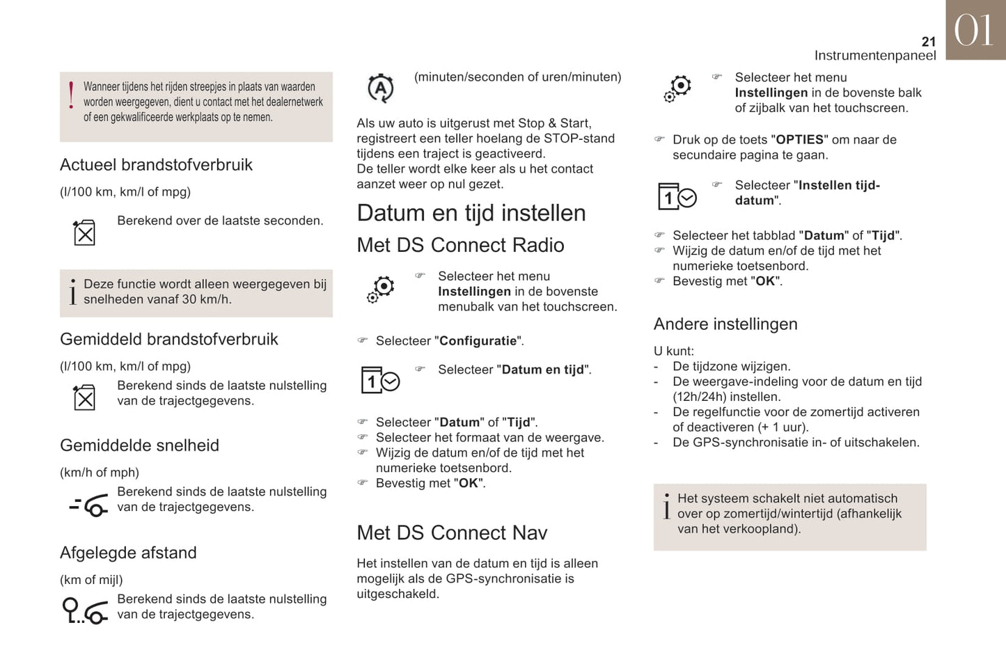 2018-2019 DS Automobiles DS 3/DS 3 Cabrio Owner's Manual | Dutch