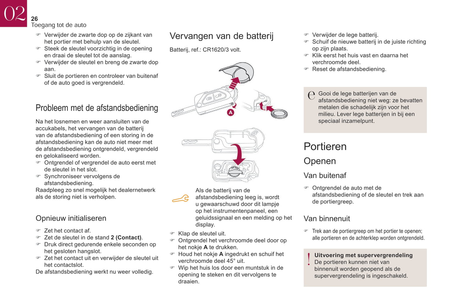 2018-2019 DS Automobiles DS 3/DS 3 Cabrio Owner's Manual | Dutch