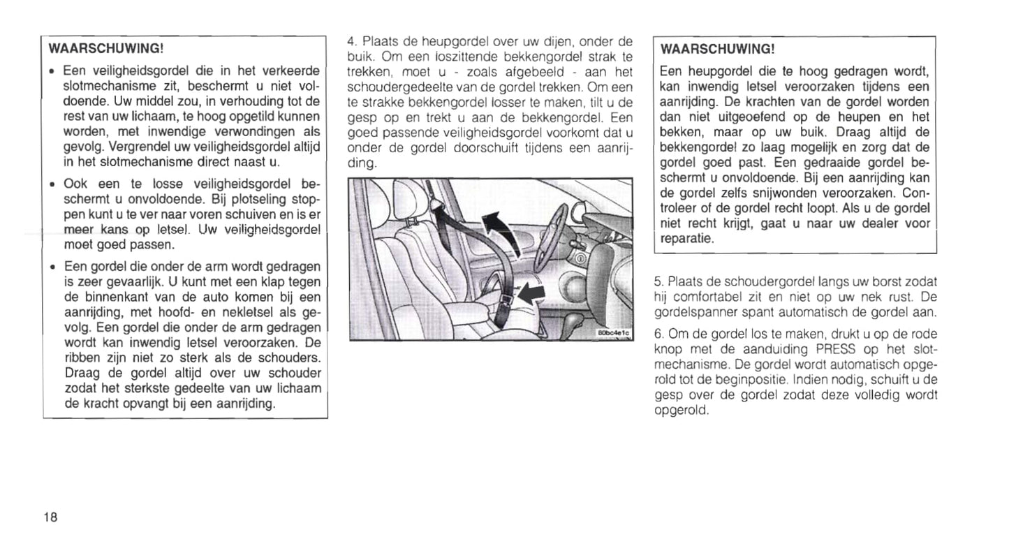 1999-2005 Chrysler Neon Bedienungsanleitung | Niederländisch