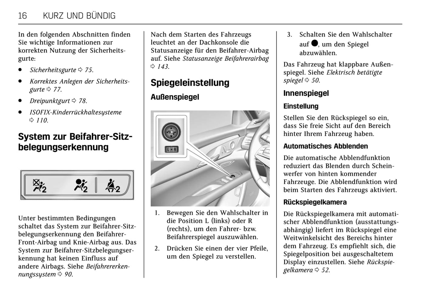 2017-2018 Cadillac CT6 Bedienungsanleitung | Deutsch