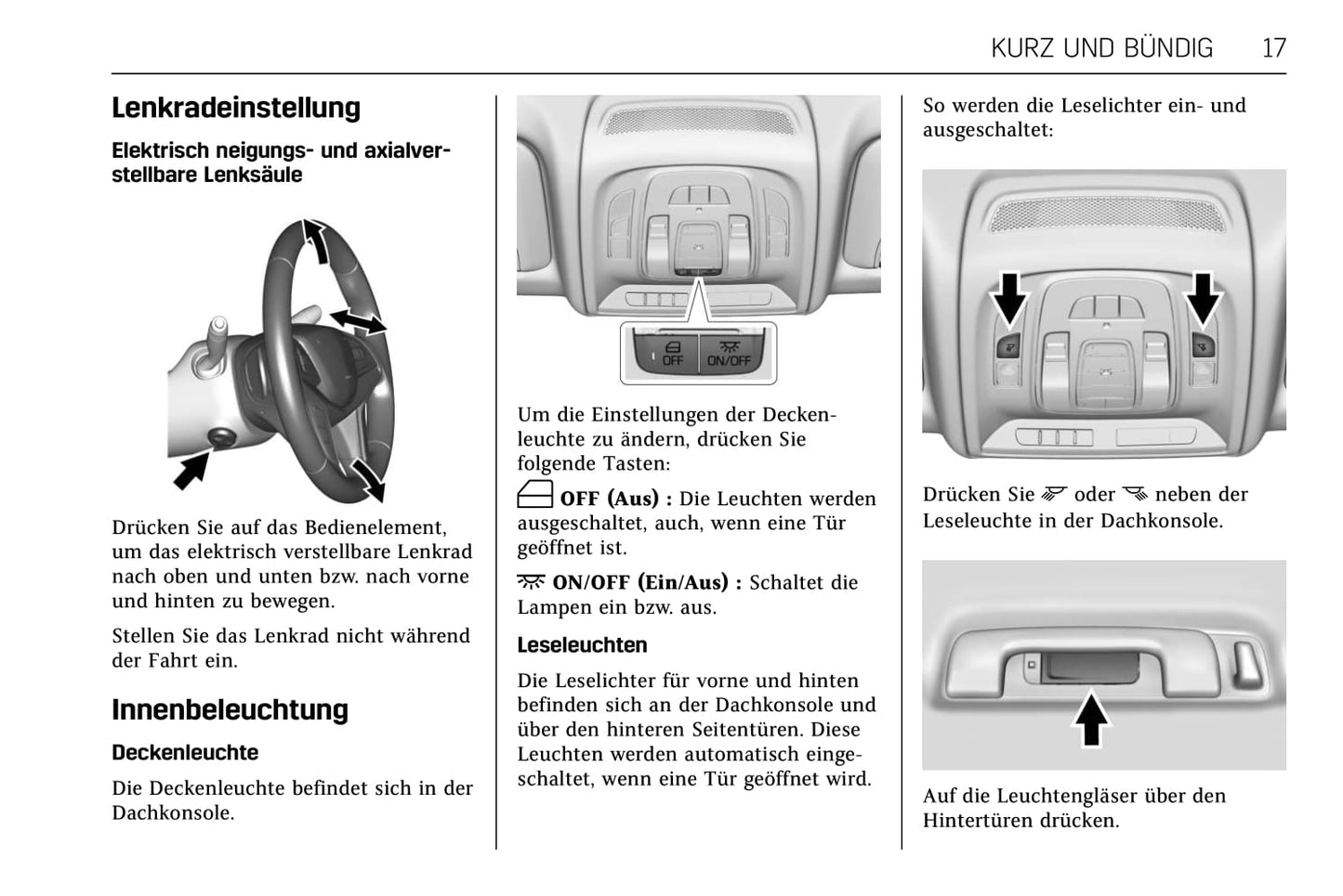 2017-2018 Cadillac CT6 Bedienungsanleitung | Deutsch