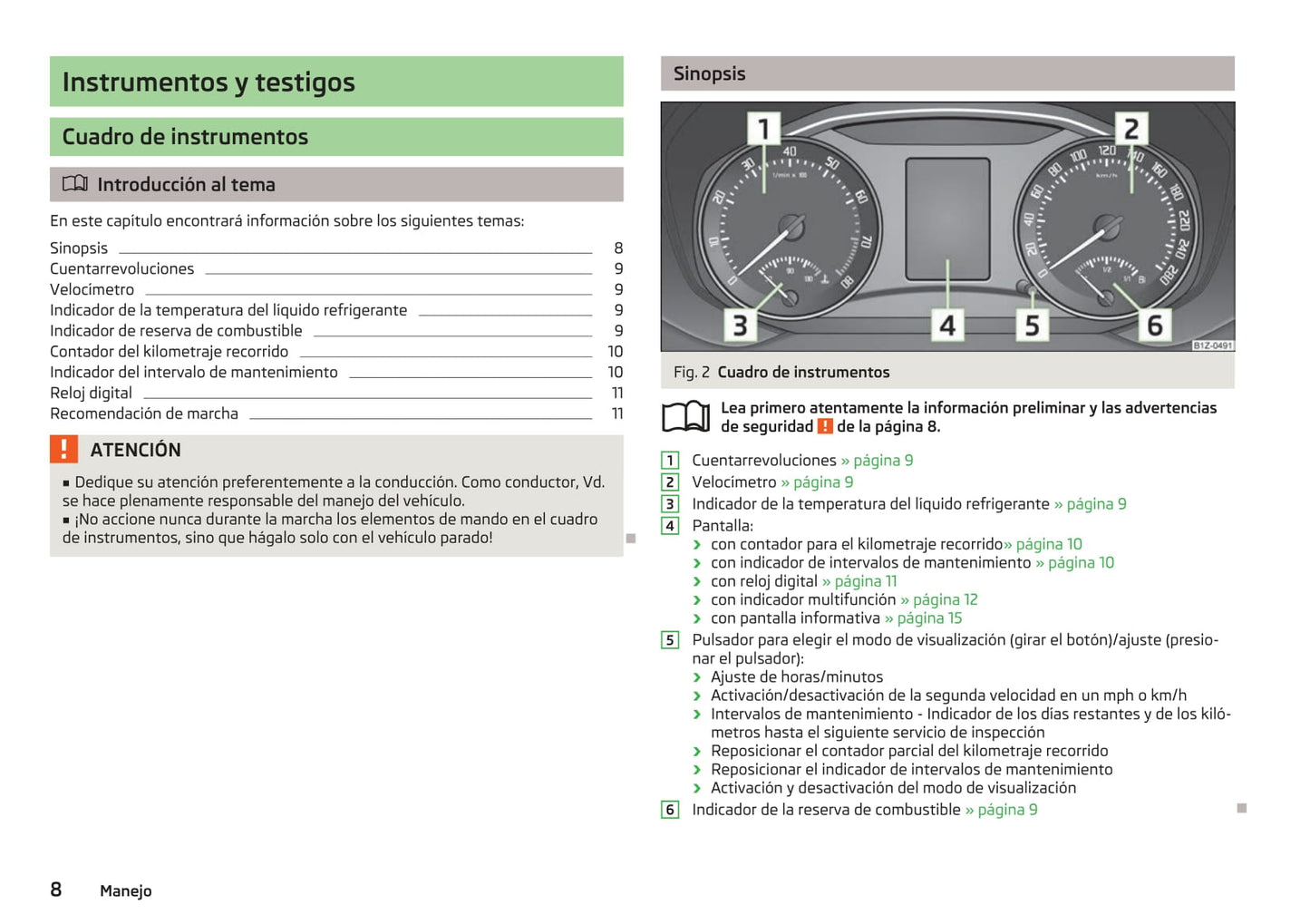 2009-2013 Skoda Octavia Bedienungsanleitung | Spanisch