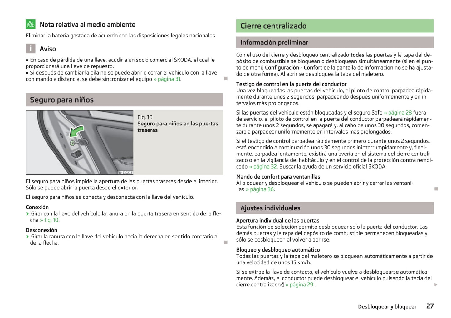 2009-2013 Skoda Octavia Bedienungsanleitung | Spanisch