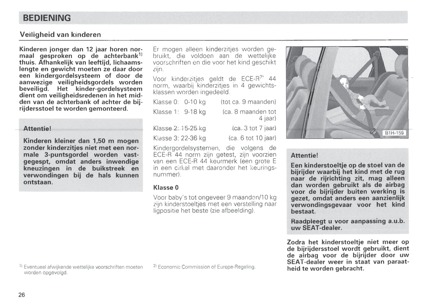 1996-1999 Seat Ibiza Bedienungsanleitung | Niederländisch