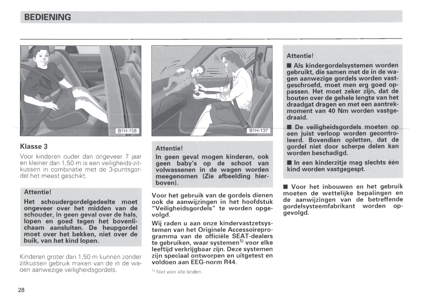 1996-1999 Seat Ibiza Bedienungsanleitung | Niederländisch