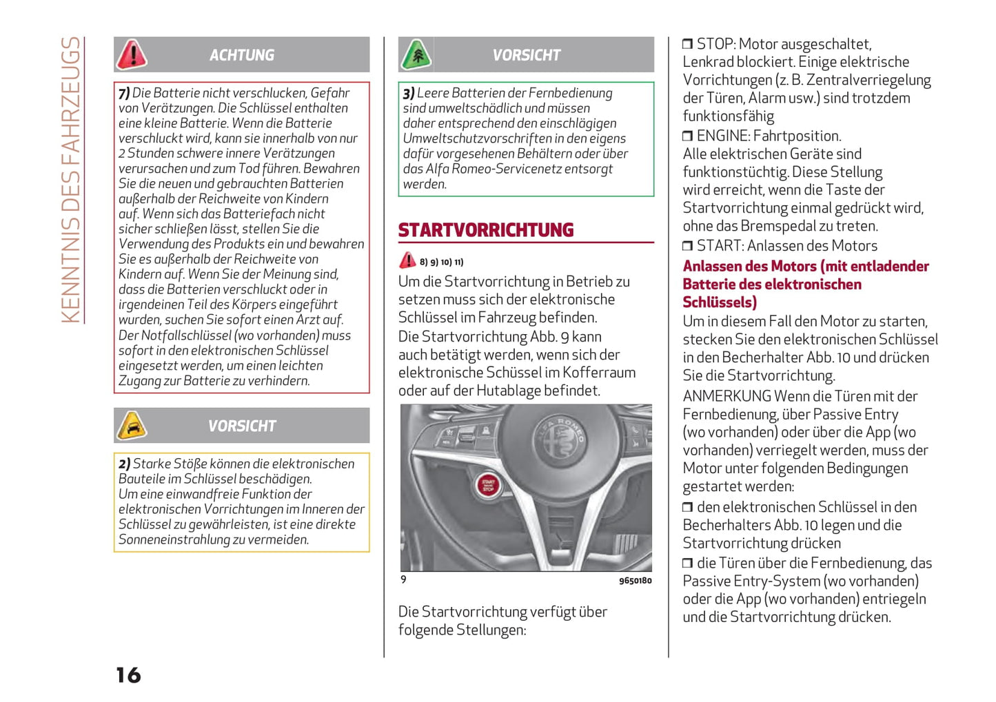2022-2023 Alfa Romeo Tonale Owner's Manual | German