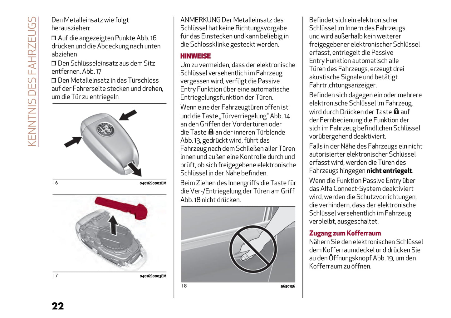 2022-2023 Alfa Romeo Tonale Owner's Manual | German
