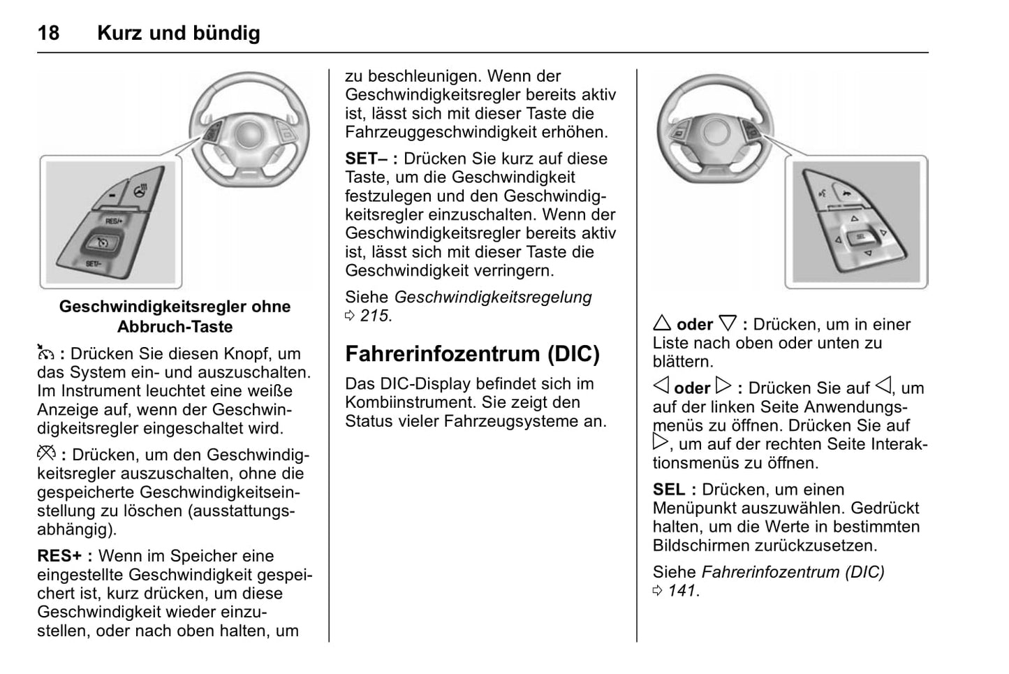 2017-2018 Chevrolet Camaro Owner's Manual | German