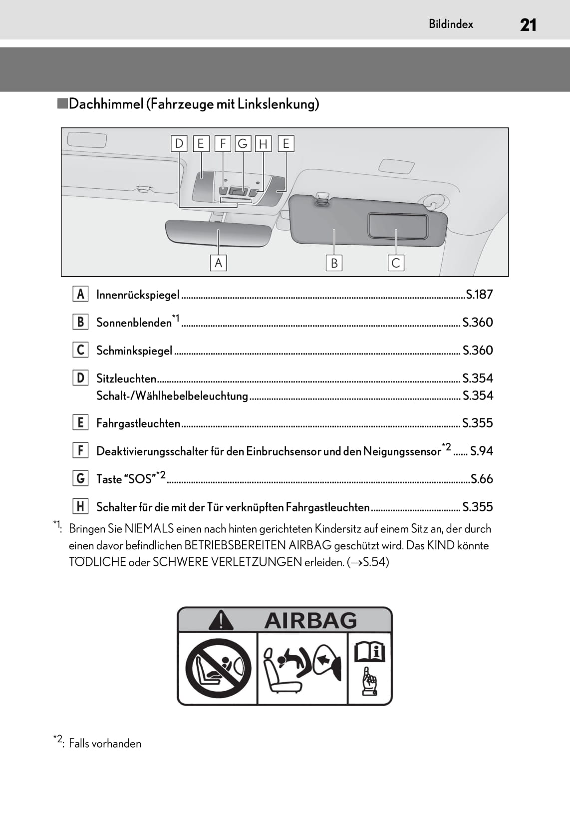 2019-2020 Lexus LC 500/LC 500h Owner's Manual | German