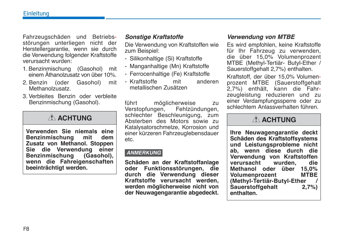 2021-2022 Hyundai i30 Bedienungsanleitung | Deutsch