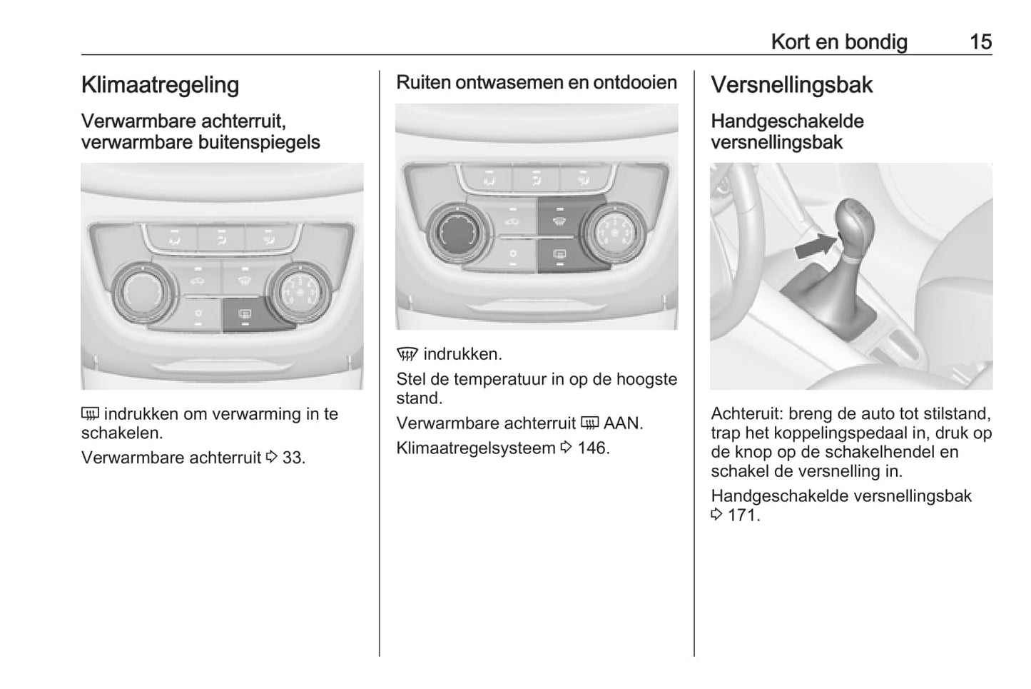 2016-2017 Opel Zafira/Zafira Tourer Bedienungsanleitung | Niederländisch